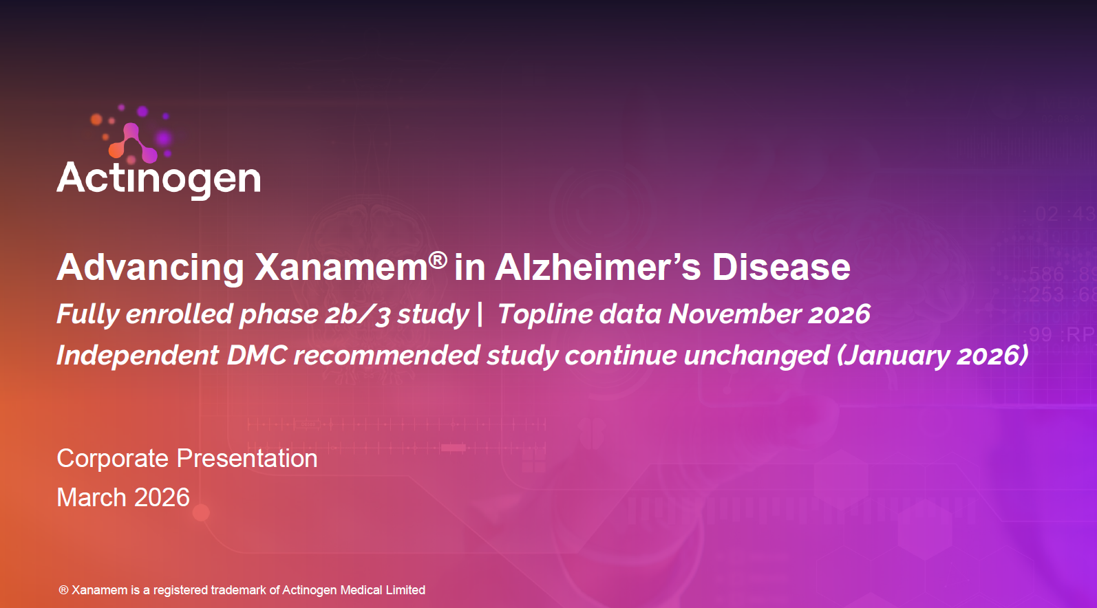 latest corporate presentation